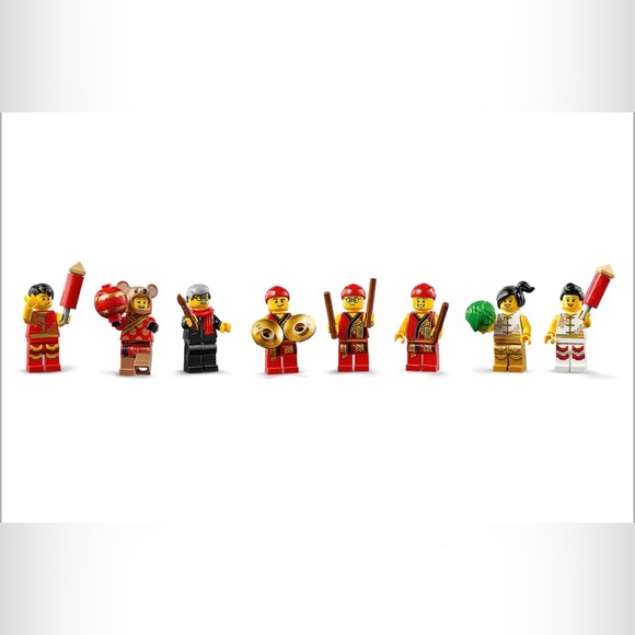 🍊🧧Brand New Lego Lion Dance Set🐴🧧(RETIRED) & Free Chinese New Year T Shirt🐲 - Picture 7 of 10